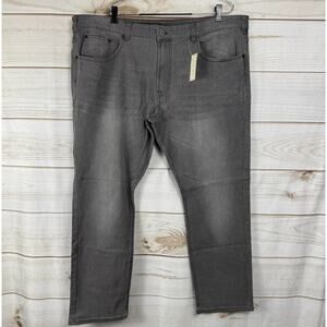 Jachs New York Washed Gray Slim Fit Stretch Denim Size 44x32